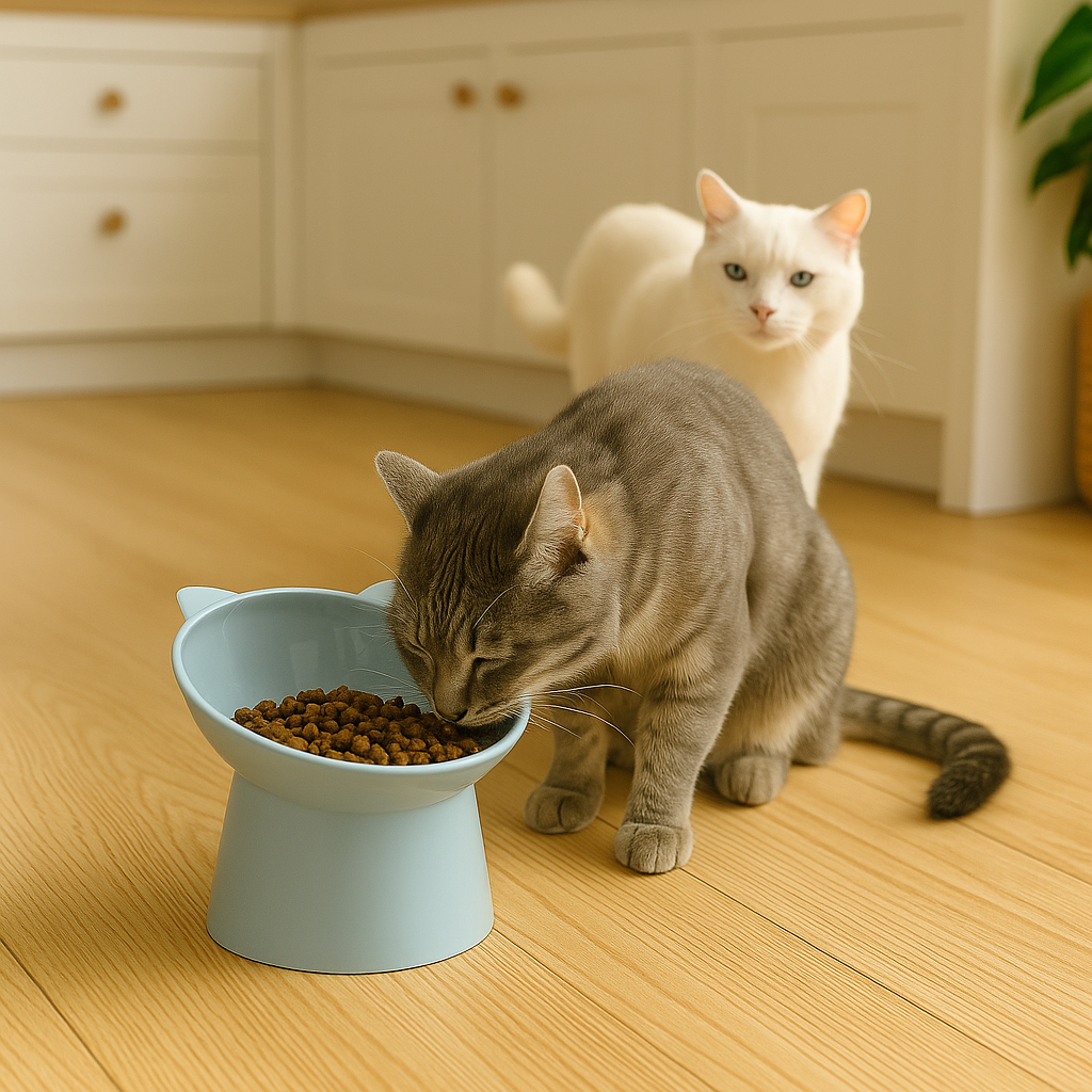 Comedouro Elevado Antiengasgo para Pets