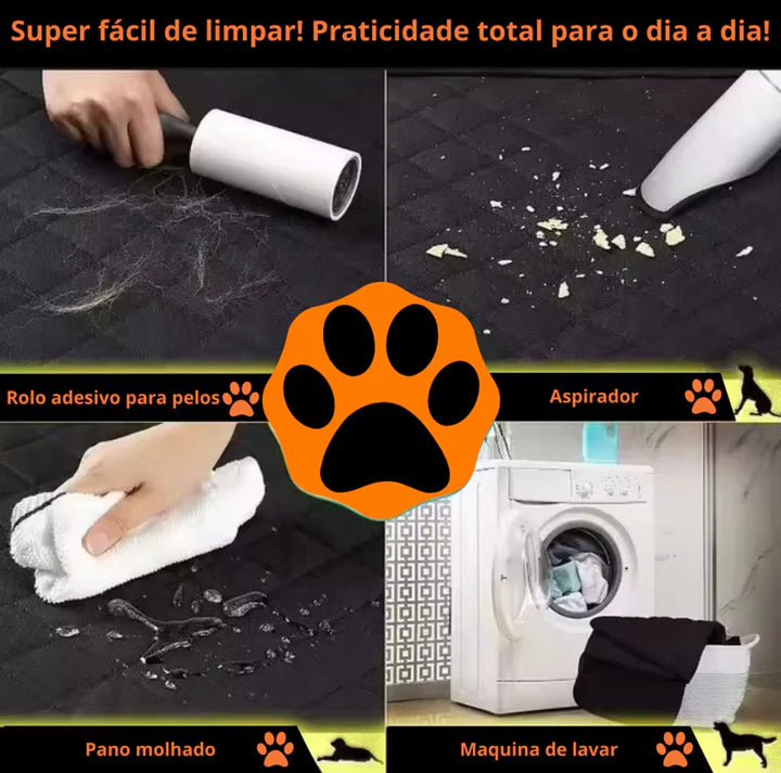 Capa Rígida Protetora para Banco de Carro Pet- Impermeável