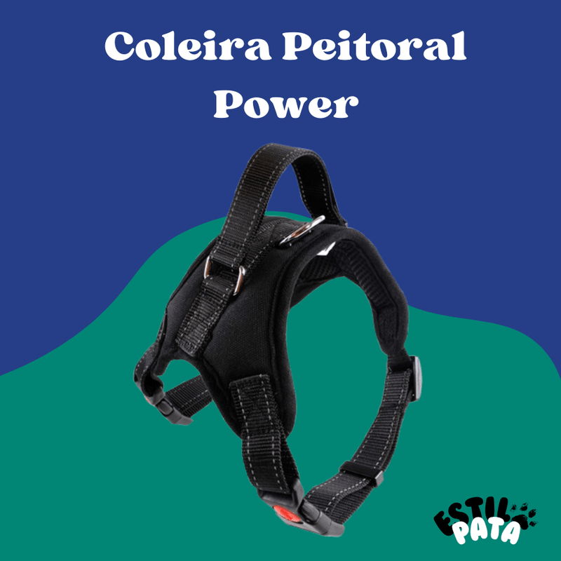 Coleira Peitoral Power