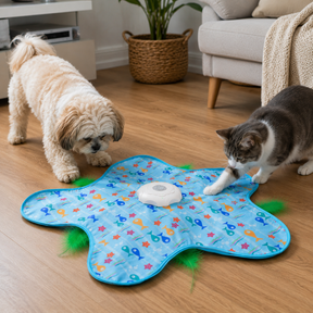 Brinquedo Tapete Elétrico Interativo para Gatos e Cachorros
