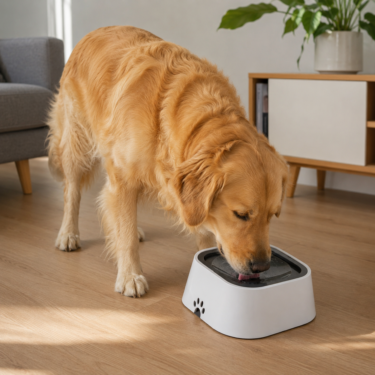 Bebedouro Antirrespingo para Pets - Sistema Flutuante