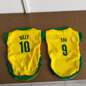 Roupinha Pet Copa do Mundo| Personalizada com Nome