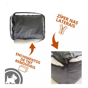Cama Pet Média Cama para Cachorro Lavável 60x60 Para Animais até 15KG