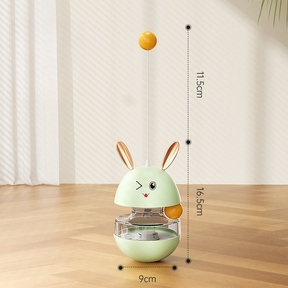 Brinquedo Interativo Dispenser de Petiscos para Gatos- RabbitFeeder