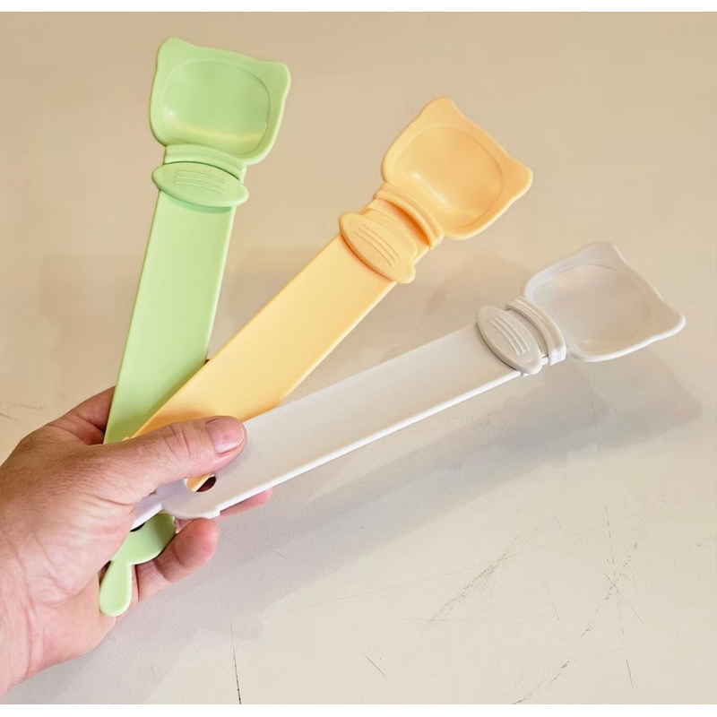 Colher Espremedoura de Sachê Para Gatos Espatula Colher Para Pate