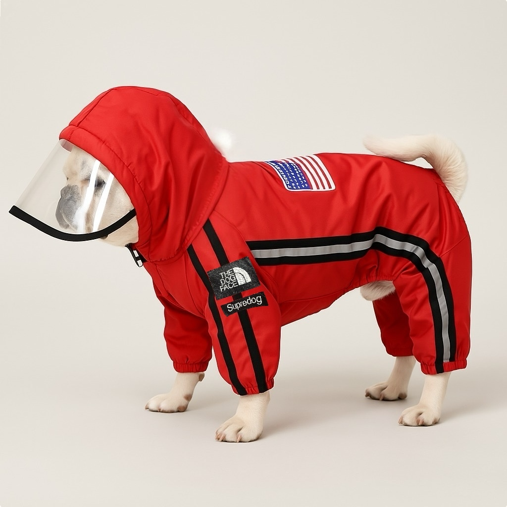 Roupa Capa de Chuva Para Cachorro Roupinha Pet Inverno Frio