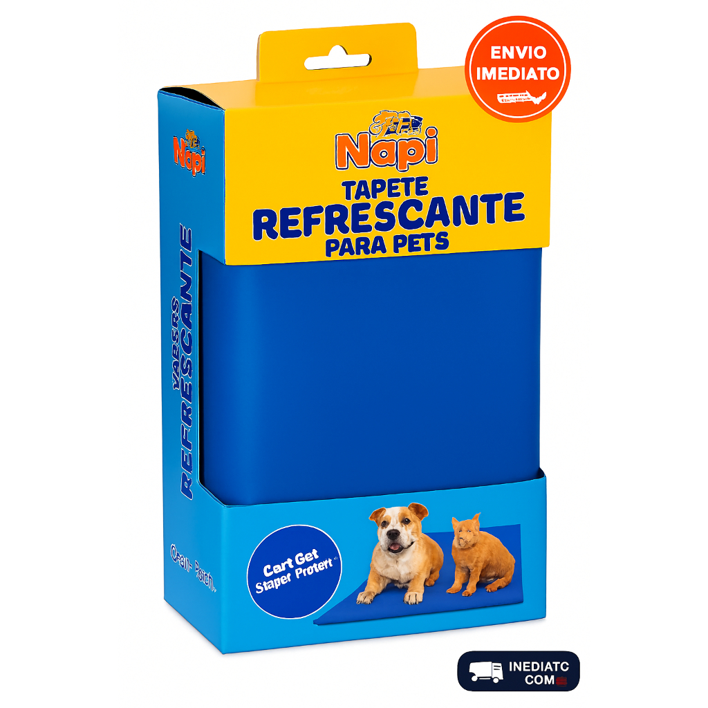Tapete Gelado Colchonete Cama Cachorro Gato Pet Animal Refrescante Resistente