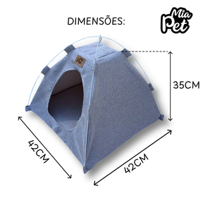 Cabana Cama Barraca Tenda Toca Pet Para Cães Cachorros e Gatos
