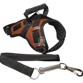 Peitoral Resistente com Guia Antipuxão para Cachorros Fortes