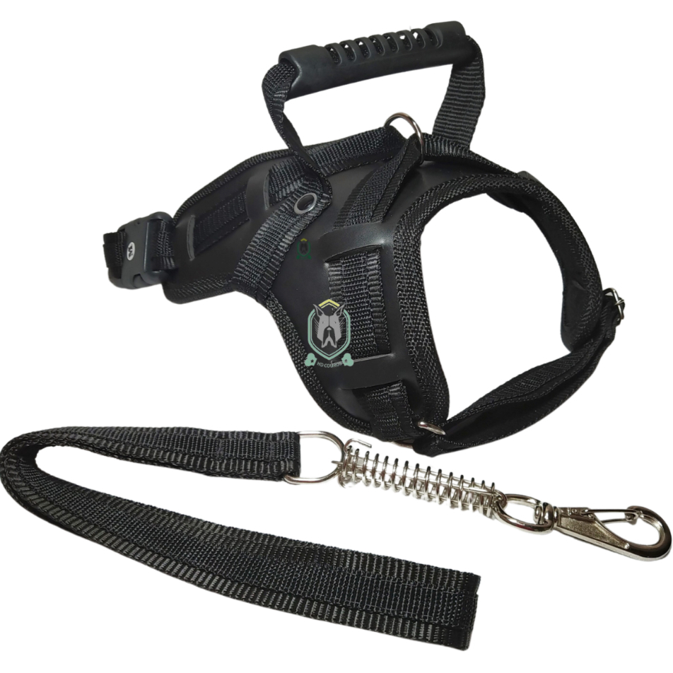 Peitoral Resistente com Guia Antipuxão para Cachorros Fortes