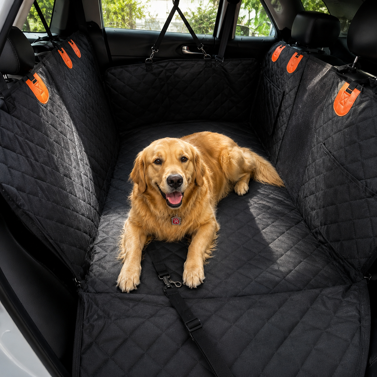 Capa Rígida Protetora para Banco de Carro Pet- Impermeável