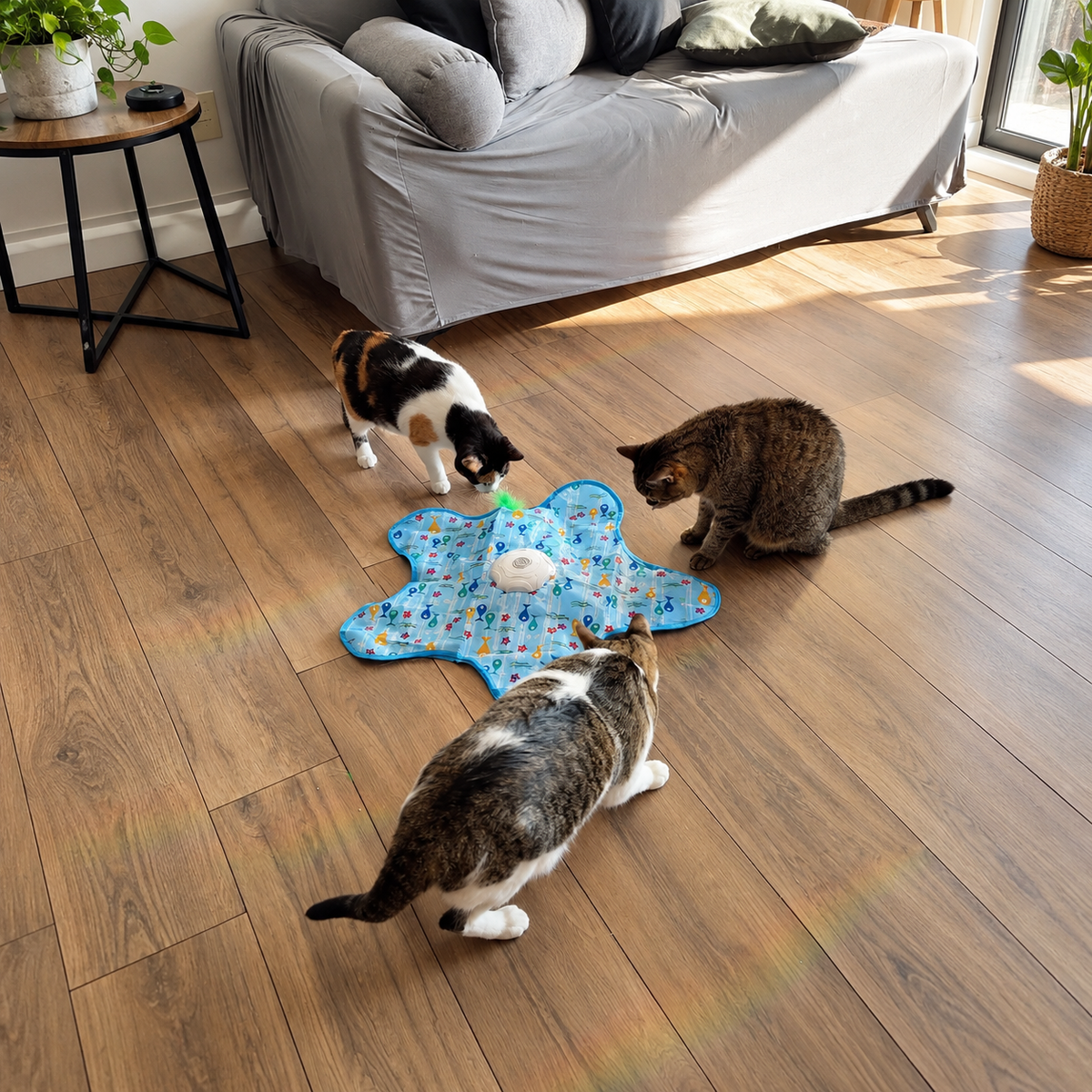 Brinquedo Tapete Elétrico Interativo para Gatos e Cachorros