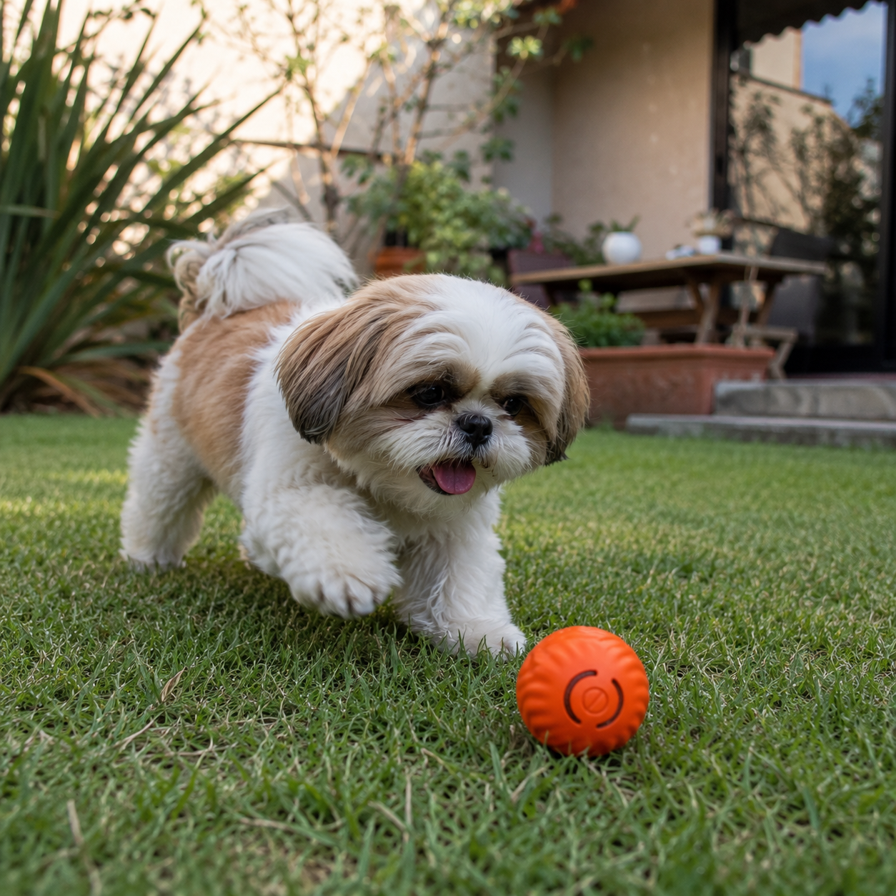 Bola Interativa Recarregável para Pets | Brinquedo Antiestresse