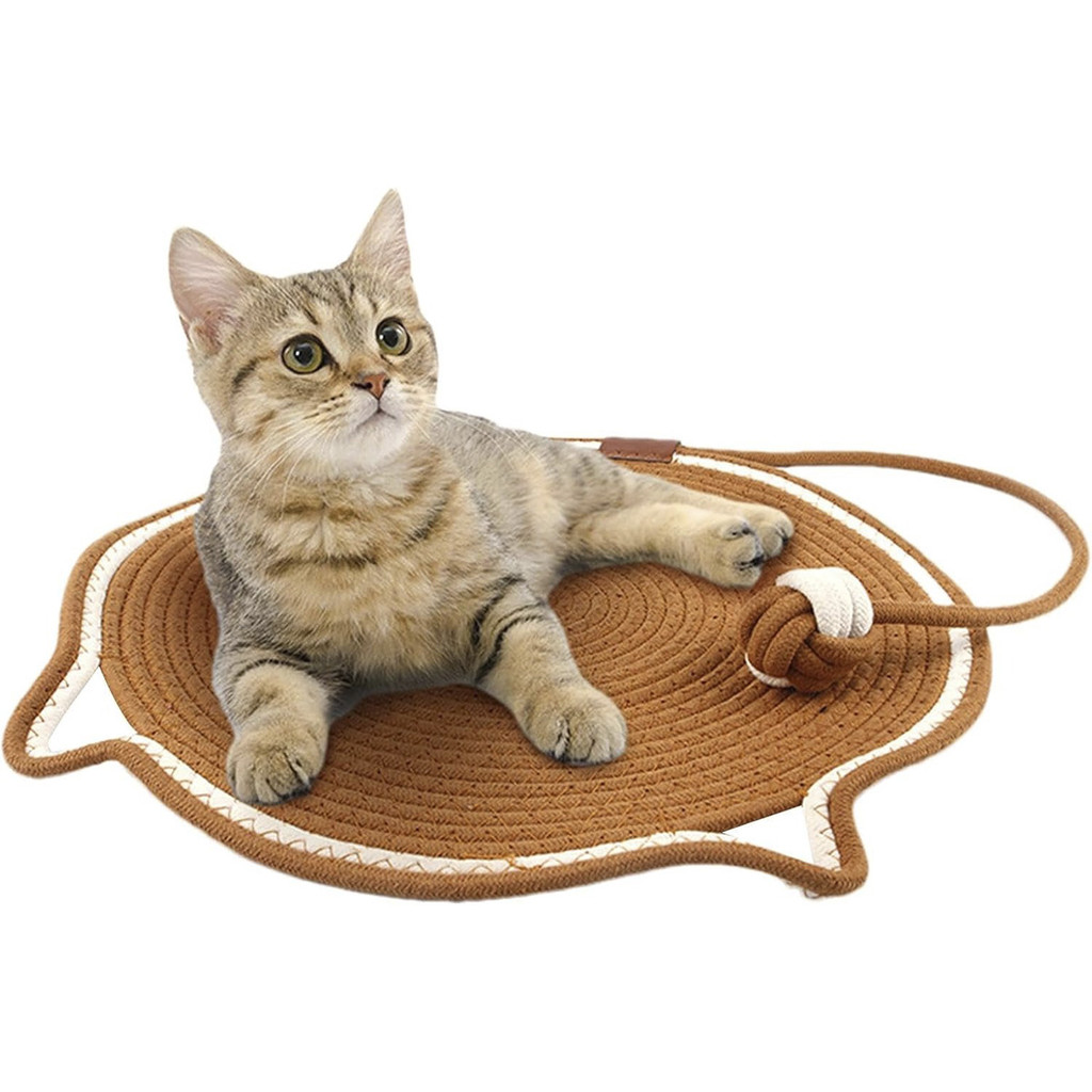 Arranhador Tapete Cama Gato Pet Animais Felino Brinquedo Relaxante Confortavel Anti Estresse Petshop Casa Divertido