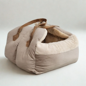 Cama Bolsa Pet Portátil e Multifuncional para Casa e Viagem Super Confortável com Alça
